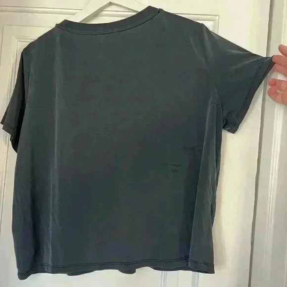 Super soft Charcoal/ Gray soft t-shirt Monki size L/XL - Picture 10 of 10